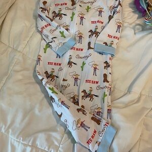 Cowboy Themed toddler pajamas